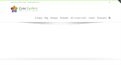 Desktop Screenshot of lyneleclerc.com